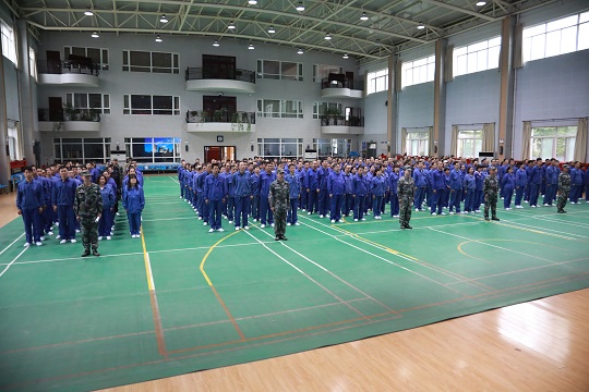 秦龙电力渭河发电举办全员军事化训练启动仪式2.JPG